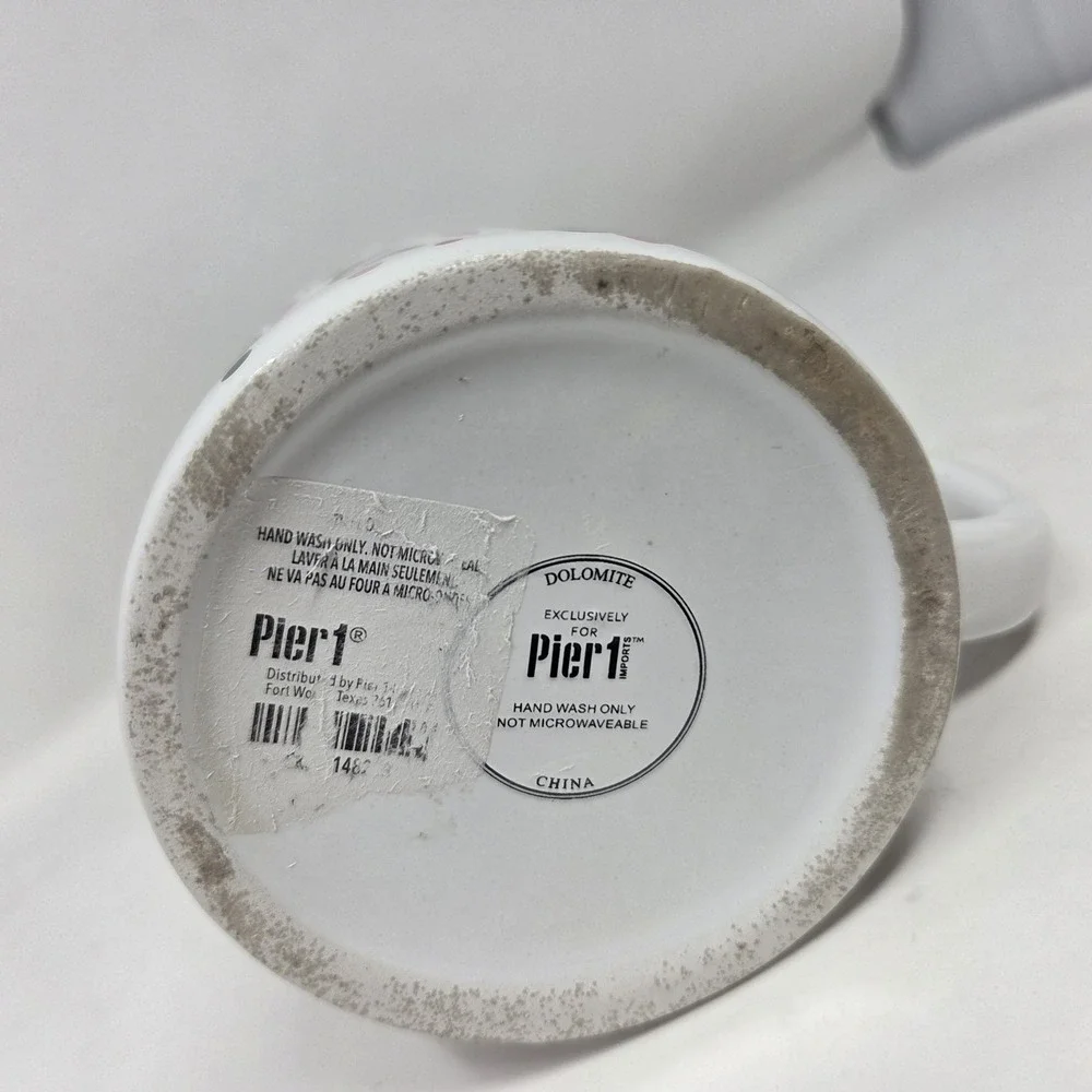 Pier 1 Christmas Holiday Coffee Tea Mug-‎ 